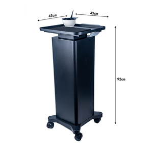 Carrito de Peluquería de Acero Inoxidable Moderno y de Lujo, Organizador de Herramientas de Belleza de 5 Niveles con Ruedas y Bandejas Extraíbles - Product Image 5