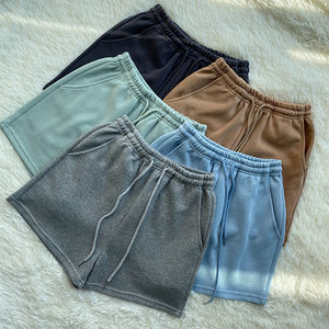 Conjunto Deportivo Personalizado con Logotipo Bordado para Mujer, Sudadera con Capucha y Pantalones Cortos 100% Algodón, Tallas Grandes, 2 Piezas, Informal, para Verano - Product Image 5