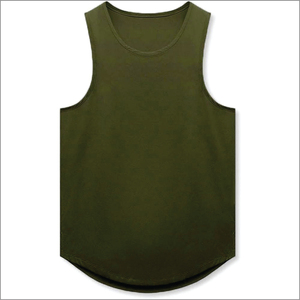 เสื้อกล้ามออกกำลังกายผู้ชายผ้าโพลีเอสเตอร์/คอตตอนแบบสปอร์ตสบายๆ สั่งทำขายส่ง แห้งเร็ว ระบายอากาศดี ปักลายด้านหน้า เสริมสร้างกล้ามเนื้อ - Product Image 1