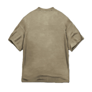 เสื้อยืดโอเวอร์ไซส์วินเทจสำหรับผู้ชาย พิมพ์ลายตามสั่ง ล้างสีแบบแอซิด แขนสั้น ใส่ได้ทั้งชายและหญิง เหมาะสำหรับออกกำลังกาย ผลิตจากผ้าฝ้ายหวี 100% - Product Image 2