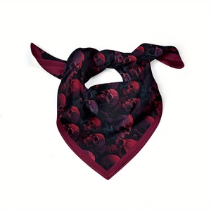 Customized 100% Silk Fashion Square Scarf Handkerchief <b>Brown</b> <b>Bandana</b> Stylish Men Women Headwear Durable Quick Dry Breathable - Product Image 2