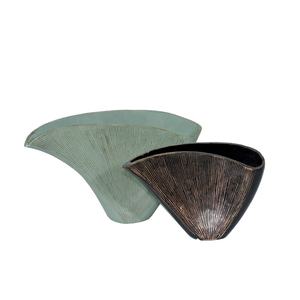 แจกันดอกไม้อลูมิเนียมชุบนิกเกิลสุดหรูพร้อมแก้วและเหล็กสำหรับตกแต่งโต๊ะและบ้านใช้เป็นกระถางดอกไม้ - Product Image 6