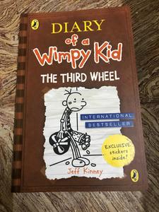 Diary of a Wimpy Kid The Third Wheel Front <b>Book</b> Cover Jeff Kinney paperback Children's Comedy Fiction <b>Book</b> - Product Image 4