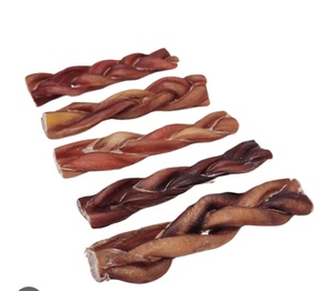Barra de Hueso Trenzada para Perros, Masticable, Hecho a Mano, Material Orgánico Ecológico, Forma de Hueso, Snack Saludable para Perros - Product Image 3