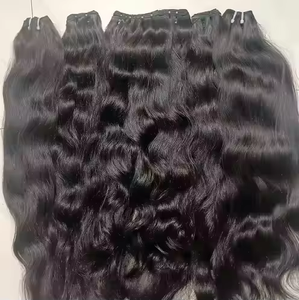 SHARMIN ENTERPRISE Cheveux Indiens 100% Naturels Bruts Vierge Non Traités Remy à Cuticules Alignées, Double Trame Faite à la Machine, Toutes Couleurs - Product Image 3