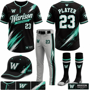 Breathable Softaball Training Uniform Set For Adult's Plus Size Teamwear Youth Baseball Jersey Pants Socks And Caps Set - Product Image 5