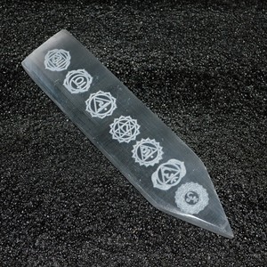 Natural Spiritual Development Spiral Selenite Wand with Smooth Finish Carved SCULPTURE for Feng Shui & Reiki Healing - Product Image 3