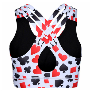 Custom Women Sublimation Printed Sports Bra Quick Dry Breathable Yoga Gym Fitness Activewear OEM Logo Wholesale - Product Image 4