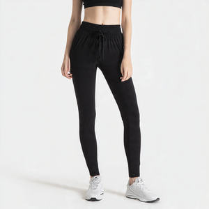 Legging de compression imprimé à taille haute avec cordon de serrage, séchage rapide, effet ventre plat pour femme - Product Image 4