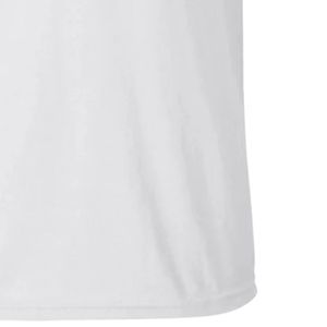 Camiseta Blanca con Estampado Gráfico, Cuello Redondo, Manga Corta, Algodón, Ropa Personalizada, Moda Urbana, Top Informal de Verano - Product Image 4