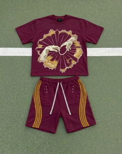 CLOVIX SPORTS Custom Logo Men Sportswear Short Set Training T <b>Shirt</b> And Shorts Gym Fitness Clothing OEM - Product Image 2