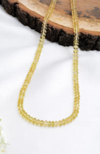 ลูกปัดหินควอตซ์น้ำผึ้งธรรมชาติ 16 นิ้ว ทรงเหลี่ยม สำหรับทำเครื่องประดับอัญมณี สร้อยคอ - Product Image 4