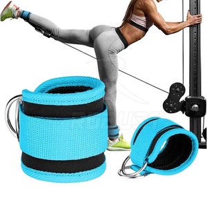 สายรัดข้อเท้าหนังแท้สำหรับยกน้ำหนัก แบบยูนิเซ็กซ์ กันลื่น ระบายอากาศได้ดี เป็นมิตรกับสิ่งแวดล้อม สำหรับออกกำลังกาย - Product Image 3