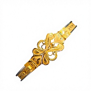 22K <b>Solid</b> <b>Gold</b> Butterfly Design <b>Bangle</b> for Women Traditional Handcrafted 916 Pure <b>Gold</b> Bridal Kada Bracelet Jewelry - Product Image 2