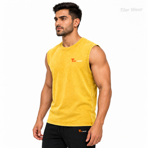 Vente flash - Corset amincissant pour homme, vêtements de compression pour la musculation, débardeur de sport pour la salle de sport, 100% polyester, séchage rapide - Product Image 2