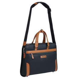 Porte-documents SAKOS en cuir rigide et en tissu Oxford, unisexe, pour le bureau et les voyages, livraison rapide, emballé dans une boîte en carton - Product Image 6