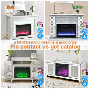 Meuble TV <span class=keywords><strong>avec</strong></span> cheminée au design moderne et tendance - Product Image 5