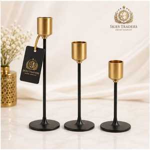 Support de bougie spirale en fer forgé noir fait main avec accent cloche, support de bougie pilier vintage, centre de table décoratif - Product Image 5