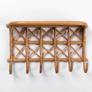 Estantes de Pared de Ratán para Organización del Hogar, Innovadores, Apilables, con Ganchos - Product Image 6