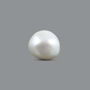 Natural Oval Baroque Keshi Pearl 4 Carat Loose Gemstone for Jewelry Making - Product Image 1