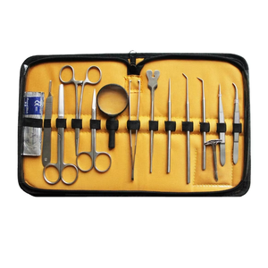 Kit de Disección Avanzado de 15 Piezas, Kit de Práctica de Entomología para Estudiantes de Medicina, Herramientas de Práctica de Cirugía Anatómica para Laboratorio de Biología - Product Image 1