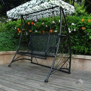 Balançoire de jardin en fer forgé victorien pour 2 personnes, robuste, antirouille, galvanisée à chaud - Product Image 2