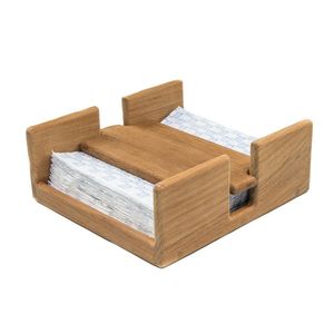 Porte-serviettes et porte-mouchoirs en bois artisanal, écologique et luxueux, pour hôtels et restaurants - Product Image 2