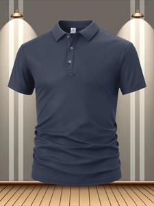 Polo uni ultra léger pour homme, respirant et anti-transpiration, idéal pour le fitness, la gym et la course à pied - Product Image 2