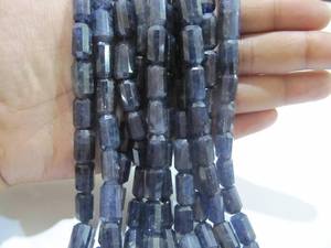 ลูกปัดอิโอไลต์ธรรมชาติทรงหยดน้ำ ขนาด 9 ถึง 13 มม. ร้อยเป็นเส้นยาว 8 นิ้ว - Product Image 2