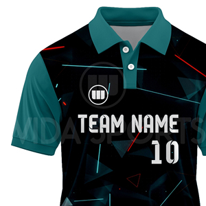 Latest 2026 Custom Cricket Shirt Jersey Manufacturer Breathable Quick Dry Uniform Sublimation Player <b>Name</b> Team 100% Polyester - Product Image 4