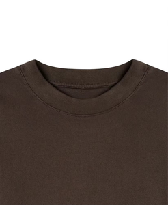 Camiseta de algodón 100% para hombre, estilo streetwear, con logo personalizado OEM, corte holgado, hombros caídos, estampado puff, MOQ bajo. - Product Image 2