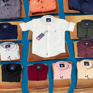 Moda algodón burbuja patrón niños camisas niños bebés manga larga verano trabajo auto Jacquard tela proveedor - Product Image 1