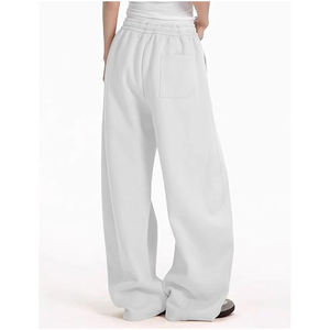 Pantalones Deportivos Holgados para Mujer, Pantalones Deportivos a Rayas, Corte Holgado, Pierna Ancha, Joggers, Impresión Personalizada, Logotipo Bordado, Proveedor OEM - Product Image 2