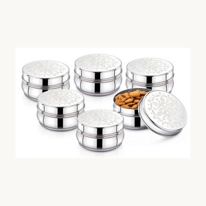 Premium Decorative Metal Dry Fruits <b>Box</b> <b>Set</b> Stylish New Design Customized Elegant Gift <b>Box</b> <b>Set</b> For Corporate Gifts - Product Image 1