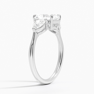 Anillo BOJ 0133 con Corte Radiante, Plata 925, Anillo Solitario de Lujo con Engaste de Garras, Diamante de 2ct, Color D, VVS1, Moissanita, Certificado GRA - Product Image 2
