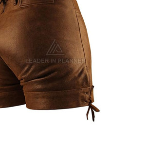 Servicio OEM, Precio Razonable, Pantalones Cortos de Cuero para Hombre, Último Estilo, Diseño Personalizado, Pantalones Cortos de Cuero para Hombre al por Mayor - Product Image 6