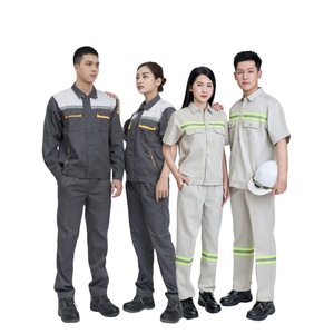 Échantillon gratuit d'uniformes de travail à manches longues combinaisons de travail respirantes pour la construction de champs de pétrole ensemble de vêtements de travail de style à prix d'usine - Product Image 3