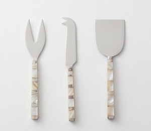 <b>Cheese</b> <b>Knife</b> <b>Set</b> Stainless Steel Blades Resin Handle Reusable Dishwasher Safe <b>Cheese</b> Tools For Serving And Cutting Use - Product Image 1