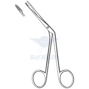   Pinzas para Polipos de Oído de 14 cm (5-1/2 Pulgadas), Modelo Regular, Acero Inoxidable, Instrumento Quirúrgico ORL para la Extracción de Polipos de Oído - Product Image 1