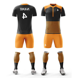 Sportswear Blank Soccer Wear Training Team Jersey Kits <b>Compression</b> Breathable Digital Printed Kids Uniform Football Sets - Product Image 4