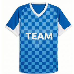 Camiseta de Fútbol Transpirable de Poliéster, Tejido de Malla Ligero, Unisex, Ajuste para Adultos, Manga Corta, Secado Rápido, Talla Grande - Product Image 4