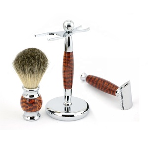 Kit de Rasage en Cuir Multicolore de Haute Qualité pour Hommes, Jetable, Résistant à l'Eau et au Vent - Product Image 3
