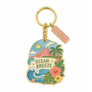 <b>Personalized</b> Metal <b>Keychain</b> with Cute Flower Charm Custom Kawaii Keyring for Fashion Bag Accessories and Charms - Product Image 2