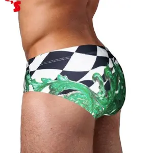 Summer Beach Swimwear Sexy Men Print Swimsuit Trunks Shorts Man Sportswear men short set