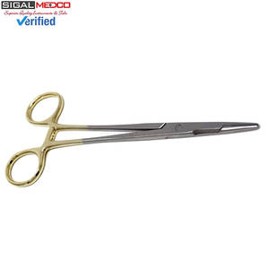 Portaagujas Olsen Hegar SIGAL MEDCO con mango dorado SM-SR-0316 de 5.5 pulgadas, acero inoxidable alemán de primera calidad, manual, para cirugía. - Product Image 5