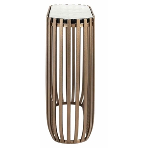 Modern Steel <b>Console</b> <b>Table</b> with <b>Marble</b> <b>Top</b> Midcentury Modern Handmade Living Room Furniture - Product Image 4