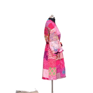 ชุดนอนกิโมโนผ้าฝ้ายออร์แกนิก100% เก็บอุณหภูมิสำหรับผู้หญิงใส่ได้2ด้านใส่ได้ทั้งในฤดูใบไม้ผลิและฤดูร้อนชายหาดใช้ในบ้าน - Product Image 3