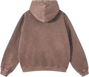 Wholesale Vintage Acid Wash Heavyweight Cotton <b>Oversized</b> <b>Hoodie</b> Custom Logo Blank Streetwear Pullover <b>Hoodie</b> <b>for</b> <b>Men</b> and Women - Product Image 4