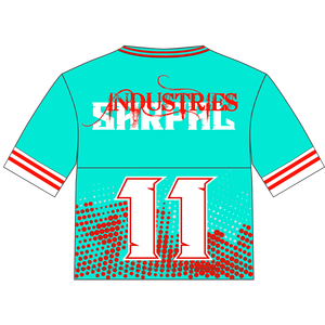 Camiseta Deportiva de Malla para Hombre, Cuello en V, Corte Regular, Personalizada de Calidad Profesional, con Patrón Bordado, Lisa, para Fútbol, Running y Equipos - Product Image 5