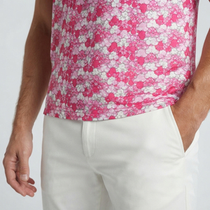 Men's Breast Cancer Awareness <b>Golf</b> <b>Shirts</b> <b>Funny</b> Design Pink Letter Pattern Knitted Short Sleeve 100% Polyester Quick Dry - Product Image 6